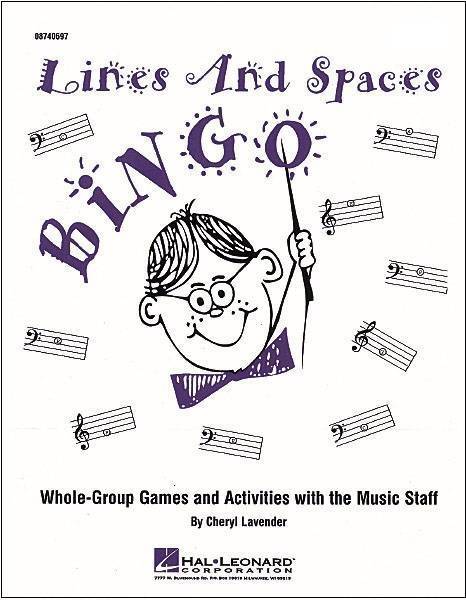 Lines and Spaces Bingo - Lavender - Game