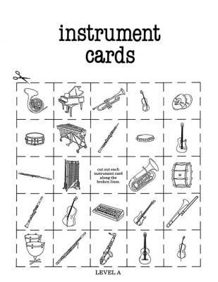 Instrument Bingo - Lavender - Game