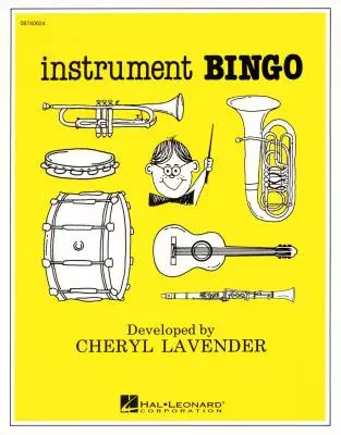 Hal Leonard - Instrument Bingo - Lavender - Game