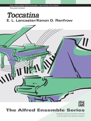Alfred Publishing - Toccatina Lancaster/Renfrow Duo pour piano (2pianos, 4mains) Partition individuelle
