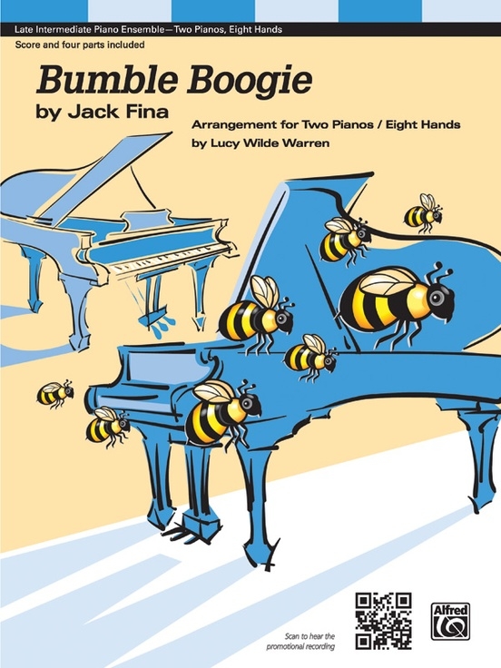 Bumble Boogie - Fina/Warren - Piano Quartet (2 Pianos, 8 Hands) - Sheet Music