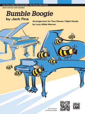 Alfred Publishing - Bumble Boogie - Fina/Warren - Piano Quartet (2 Pianos, 8 Hands) - Sheet Music
