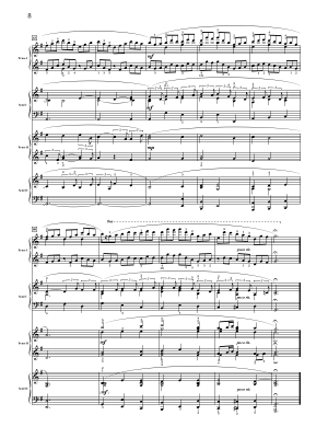 Jesu, Joy of Man\'s Desiring - Bach/Wilberg - Piano Quartet (2 Pianos, 8 Hands) - Sheet Music