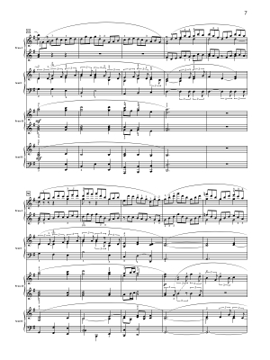Jesu, Joy of Man\'s Desiring - Bach/Wilberg - Piano Quartet (2 Pianos, 8 Hands) - Sheet Music