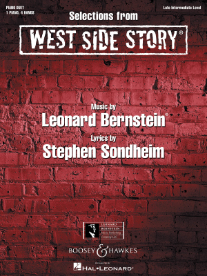 Boosey & Hawkes - Selections from West Side Story - Sondheim/Bernstein/Klose - Piano Duet (1 Piano, 4 Hands) - Book