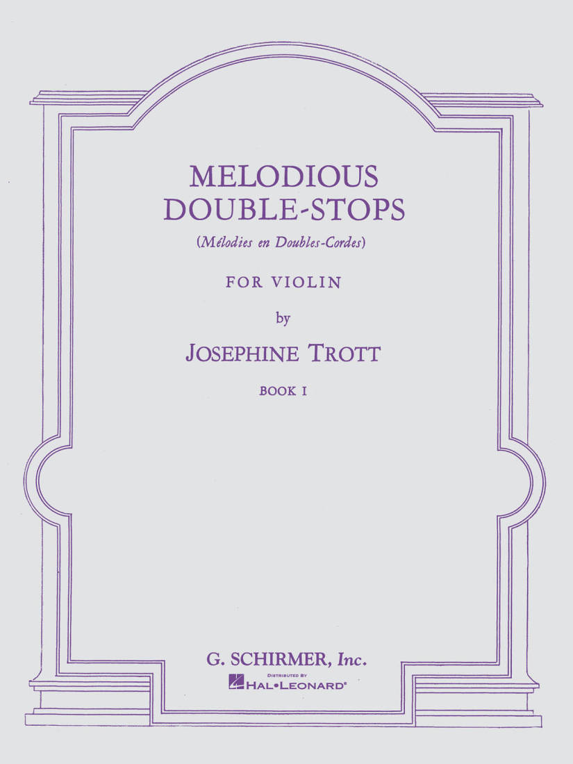 Melodious Double-Stops, Book 1 - Trott - Violin - Book