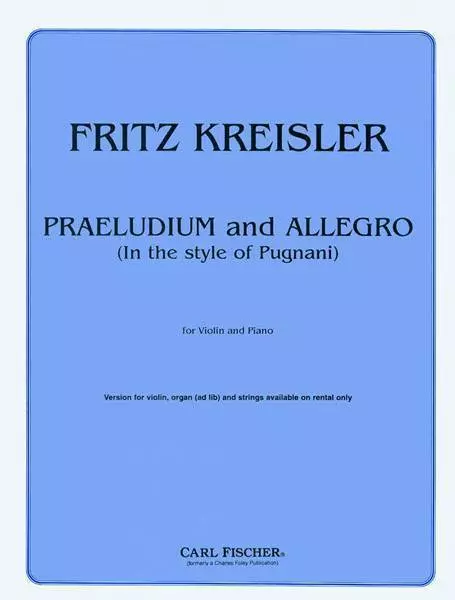 Praeludium And Allegro