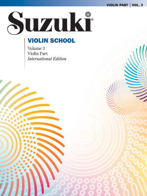 Suzuki Violin School, Volume 3 (International Edition) - Suzuki - Violin - Book