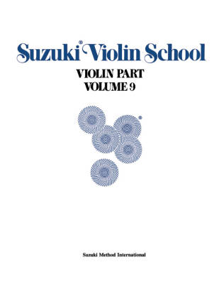 Suzuki Violin School, Volume 9 (International Edition) - Suzuki - Violin - Book