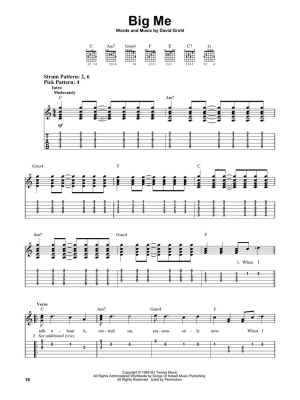 Foo Fighters: Easy Guitar with Notes & Tab - Easy Guitar TAB - Book