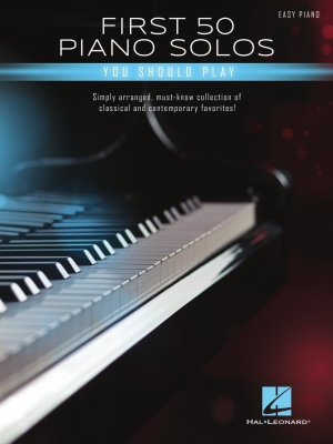 Hal Leonard - First 50 Piano Solos You Should Play - Easy Piano - Book