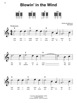 Peaceful Melodies: Super Easy Songbook -  Easy Piano - Book