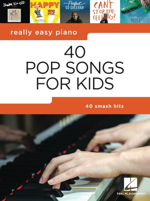 40 Pop Songs for Kids: Really Easy Piano - Easy Piano - Book