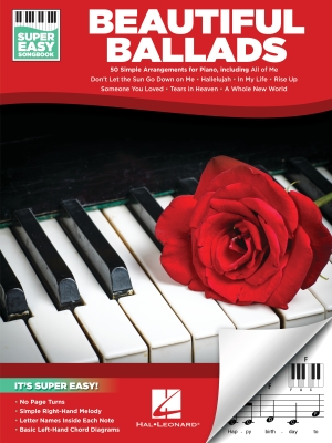 Hal Leonard - Beautiful Ballads: Super Easy Songbook - Easy Piano - Book