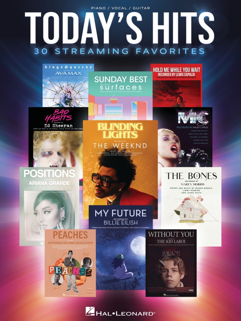 Today\'s Hits: 30 Streaming Favorites - Piano/Vocal/Guitar - Book