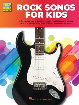 Hal Leonard - Rock Guitar Songs for Kids - Easy Guitar TAB - Book