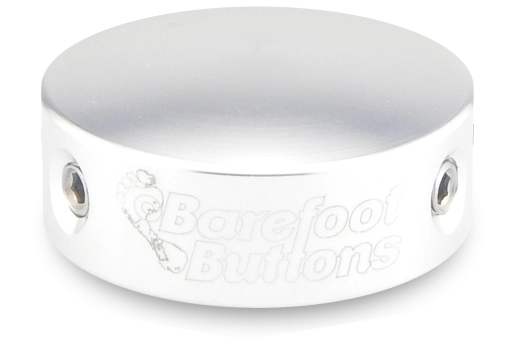 Barefoot Buttons - V1 Big Bore Replacement Footswitch Button - Silver