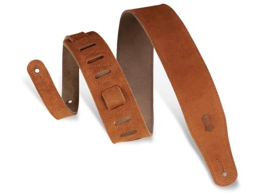 2.5\'\' Classic Suede Guitar Strap - Honey