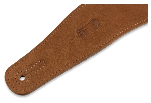 2.5\'\' Classic Suede Guitar Strap - Honey