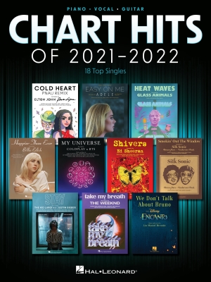 Hal Leonard - Chart Hits of 2021-2022 - Piano/Vocal/Guitar - Book