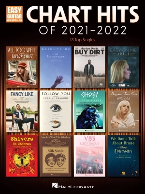 Hal Leonard - Chart Hits of 2021-2022 - Easy Guitar TAB - Book