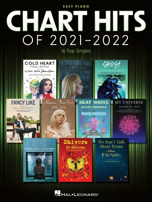 Chart Hits of 2021-2022 - Easy Piano - Book