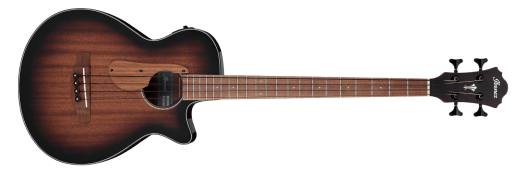AEG24E Acoustic/Electric Bass Guitar - Mahogany Sunburst Gloss