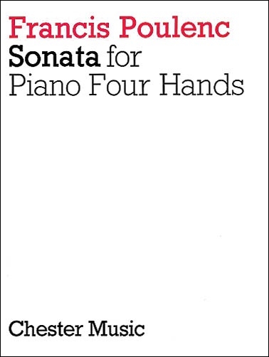 Sonata for Piano 4 Hands - Poulenc - Piano Duet (1 Piano, 4 Hands) - Sheet Music