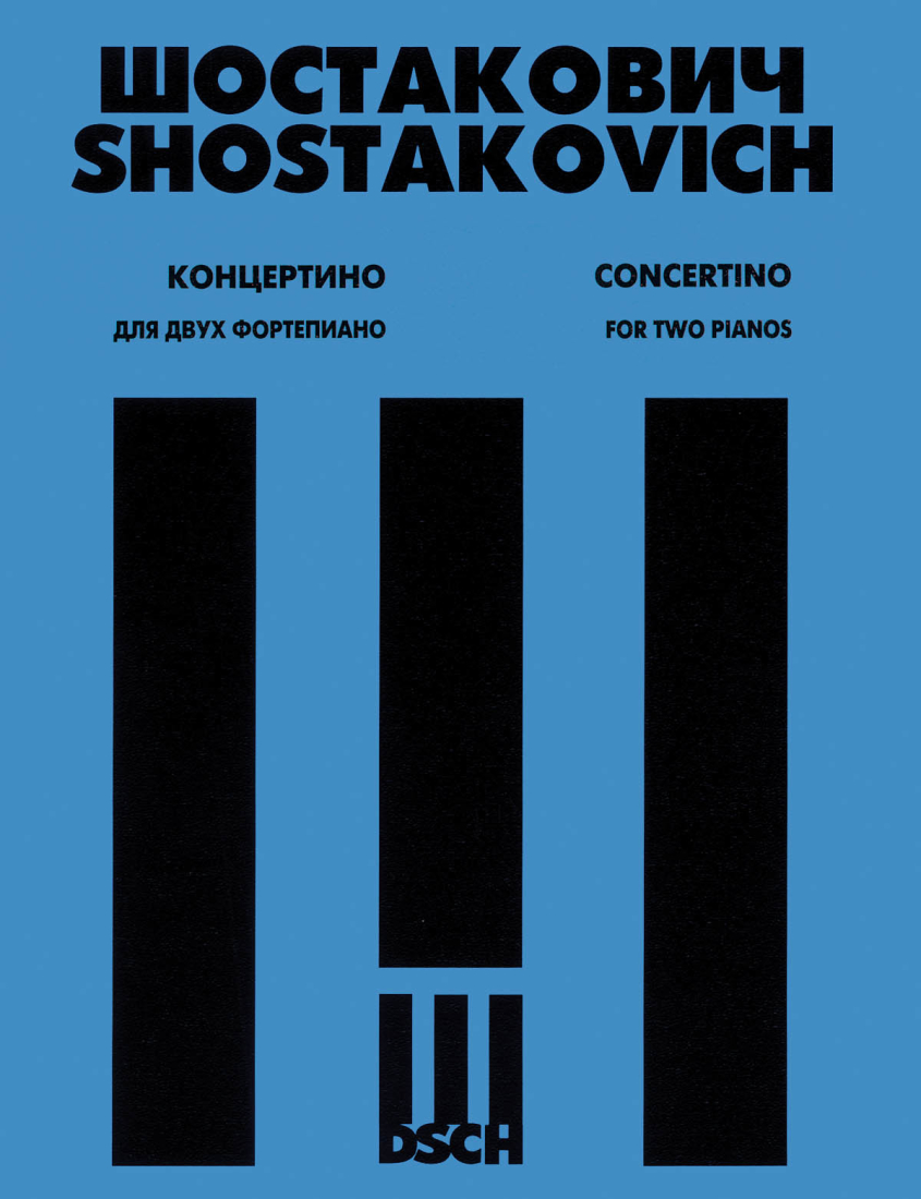 Concertino Op. 94 - Shostakovich - Piano Duet (2 Pianos, 4 Hands) - Sheet Music