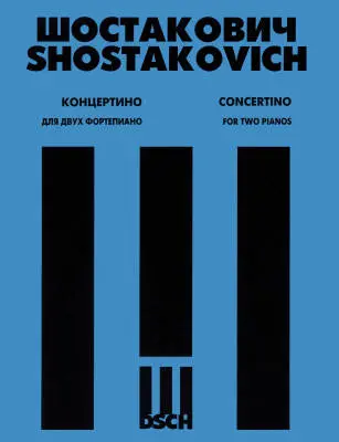 Hal Leonard - Concertino Op. 94 - Shostakovich - Piano Duet (2 Pianos, 4 Hands) - Sheet Music