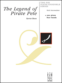 The Legend of Pirate Pete - Olson - Piano Duet ( 1 Piano, 4 Hands) - Sheet Music