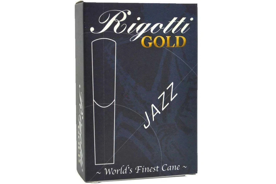 Gold Jazz Tenor Sax Reeds - 4.5, Medium 10/Box