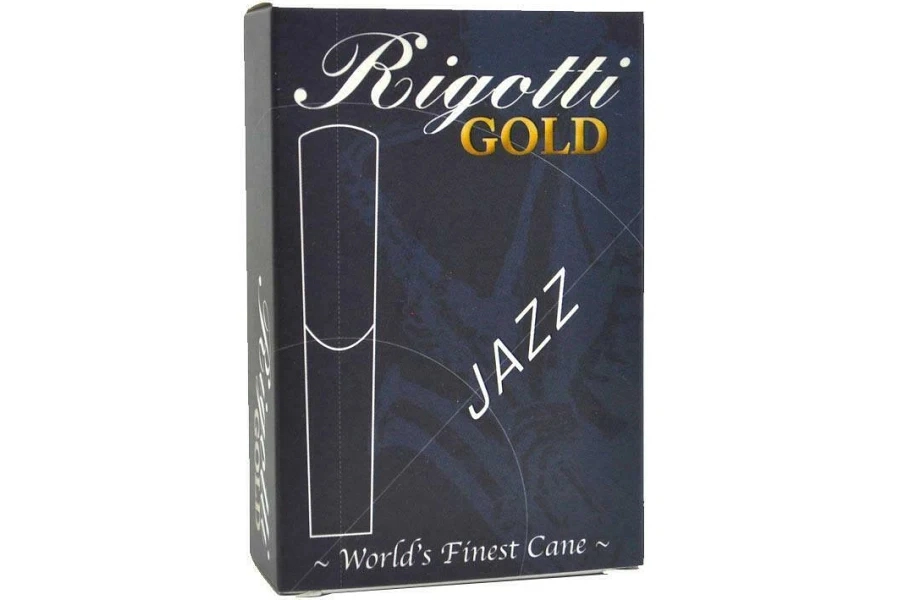 Gold JAZZ Tenor Saxophone Reeds, 10/Box - 2.5 Strong