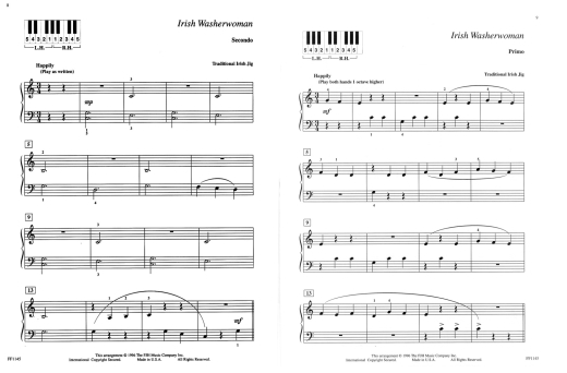 Piano for Two, Book 1 - Matz - Piano Duet (1 Piano, 4 Hands) - Book