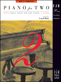 FJH Music Company - Piano for Two, Book2 Matz Duos pour piano (1piano, 4mains) Livre