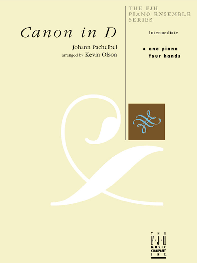 Canon in D - Pachelbel/Olson - Piano Duet (1 Piano, 4 Hands) - Sheet Music