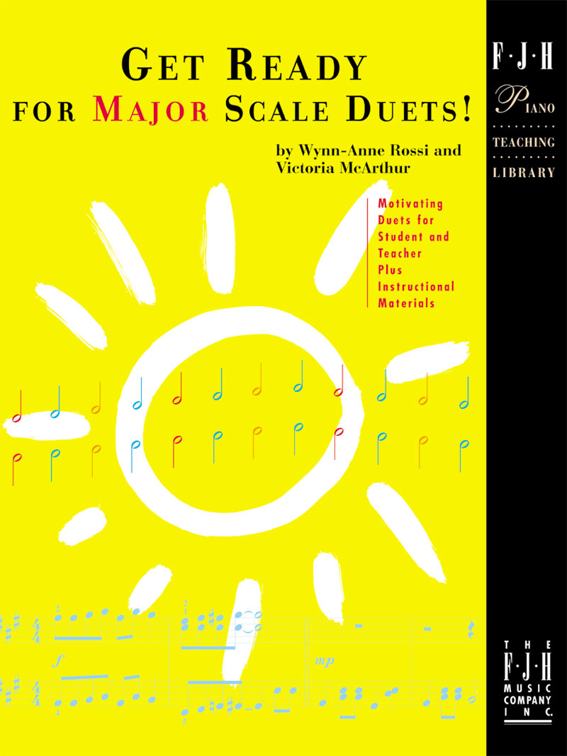 Get Ready for Major Scale Duets! - Rossi/McArthur - Piano Duet (1 Piano, 4 Hands) - Book