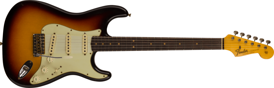 \'64 Stratocaster Journeyman Relic, Rosewood Fingerboard - Target 3-Colour Sunburst