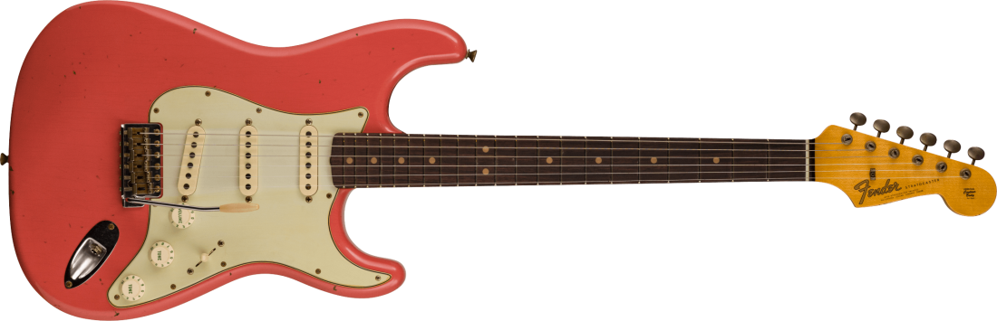\'64 Stratocaster Journeyman Relic, Rosewood Fingerboard - Faded Aged Fiesta Red