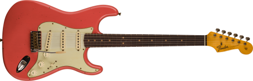 Fender Custom Shop - 64 Stratocaster Journeyman Relic, Rosewood Fingerboard - Faded Aged Fiesta Red