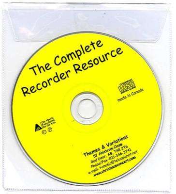 Themes & Variations - Recorder Resource CD 1 - Gagn - CD uniquement