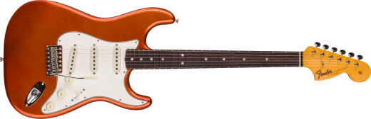 Fender Custom Shop - Stratocaster 66 ClosetClassic Deluxe  touche en palissandre (fini Faded Aged Candy Apple Red)