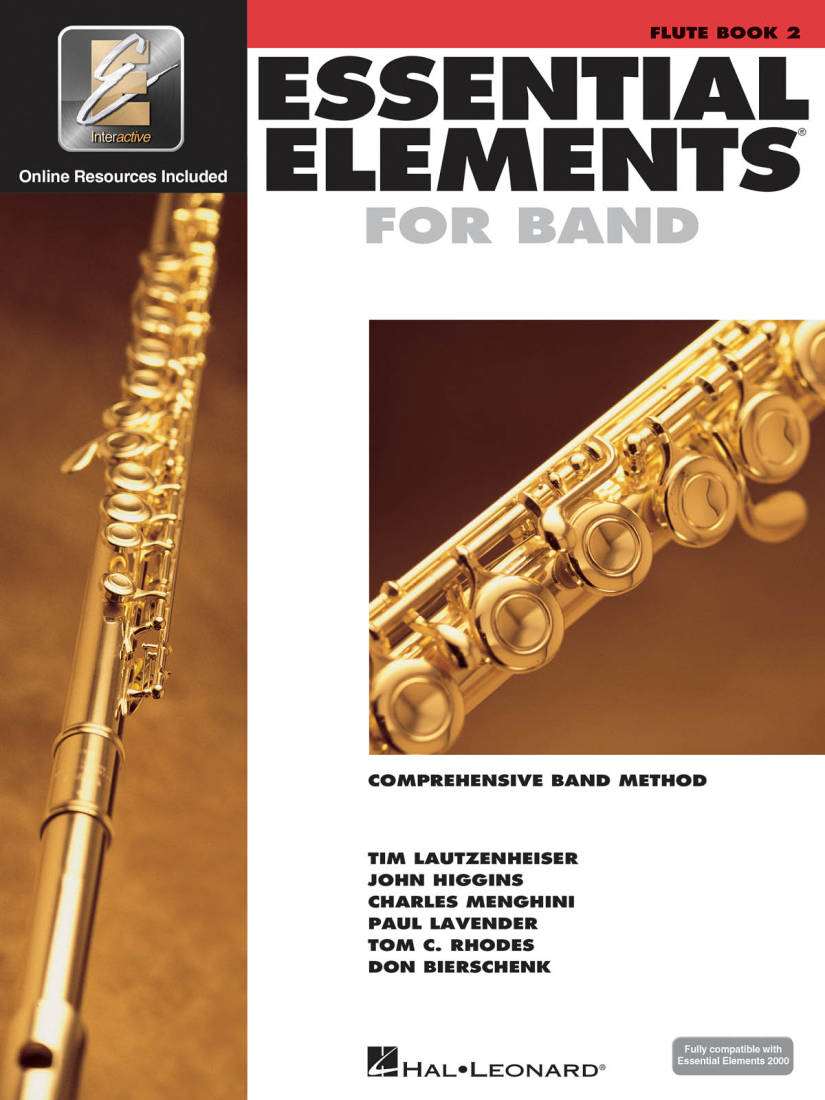Essential Elements for Band Book 2 - Flute - Book/Media Online (EEi)