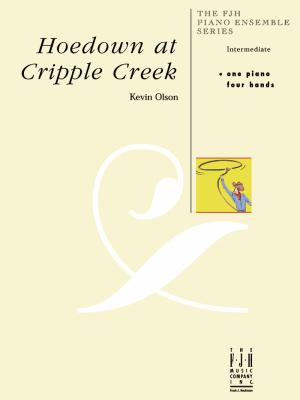 Hoedown at Cripple Creek - Olson - Piano Duet (1 Piano, 4 Hands) - Sheet Music