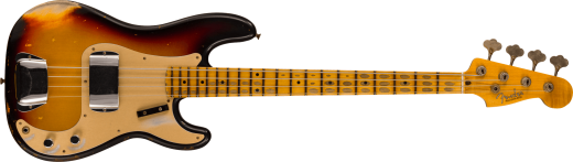 Fender Custom Shop - 58 Precision Bass Heavy Relic, Maple Neck - 3-Colour Sunburst