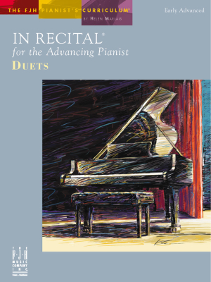 FJH Music Company - In Recital for the Advancing Pianist, Duets - Marlais - Piano Duet (1 Piano, 4 Hands) - Book