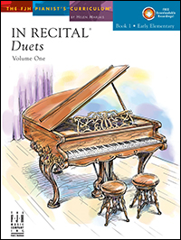 FJH Music Company - In Recital Duets, Volume One, Book 1 - Marlais - Piano Duet (1 Piano, 4 Hands) - Book/Audio Online