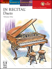 FJH Music Company - In Recital Duets, Volume One, Book 2 - Marlais - Piano Duet (1 Piano, 4 Hands) - Book/Audio Online