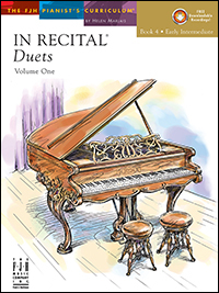 In Recital Duets, Volume One, Book 4 - Marlais - Piano Duet (1 Piano, 4 Hands) - Book/Audio Online