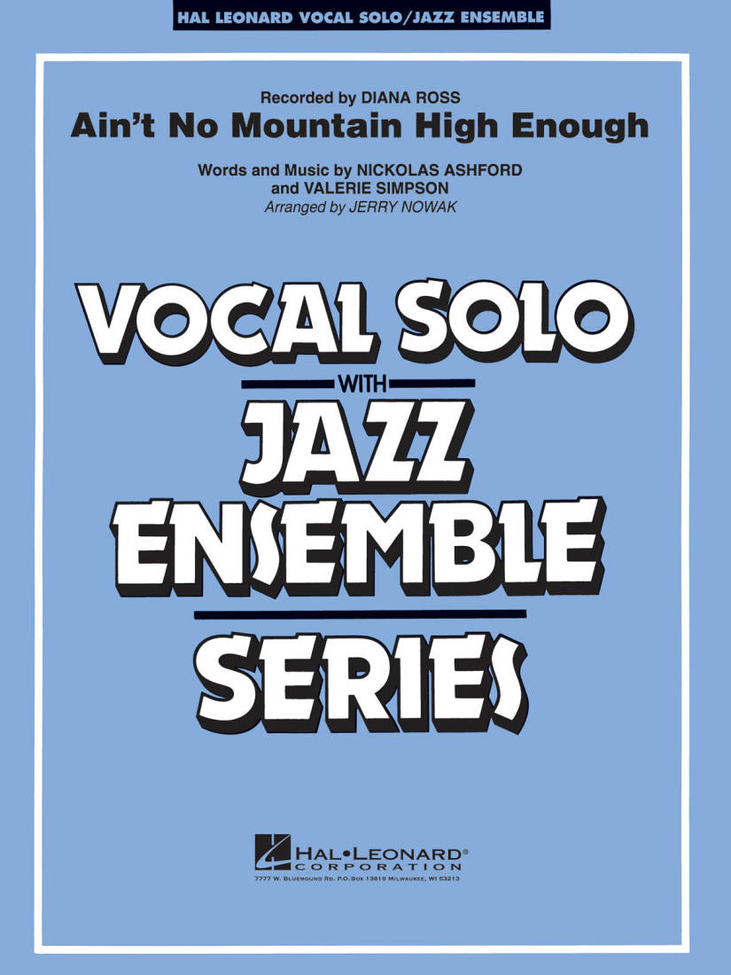 Ain\'t No Mountain High Enough - Ashford/Simpson/Nowak - Vocal/Jazz Ensemble